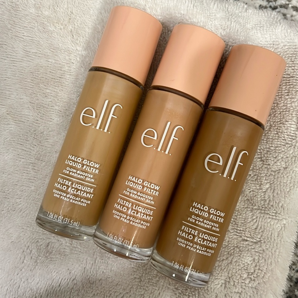 Bundle of 3 Elf halo glow foundations